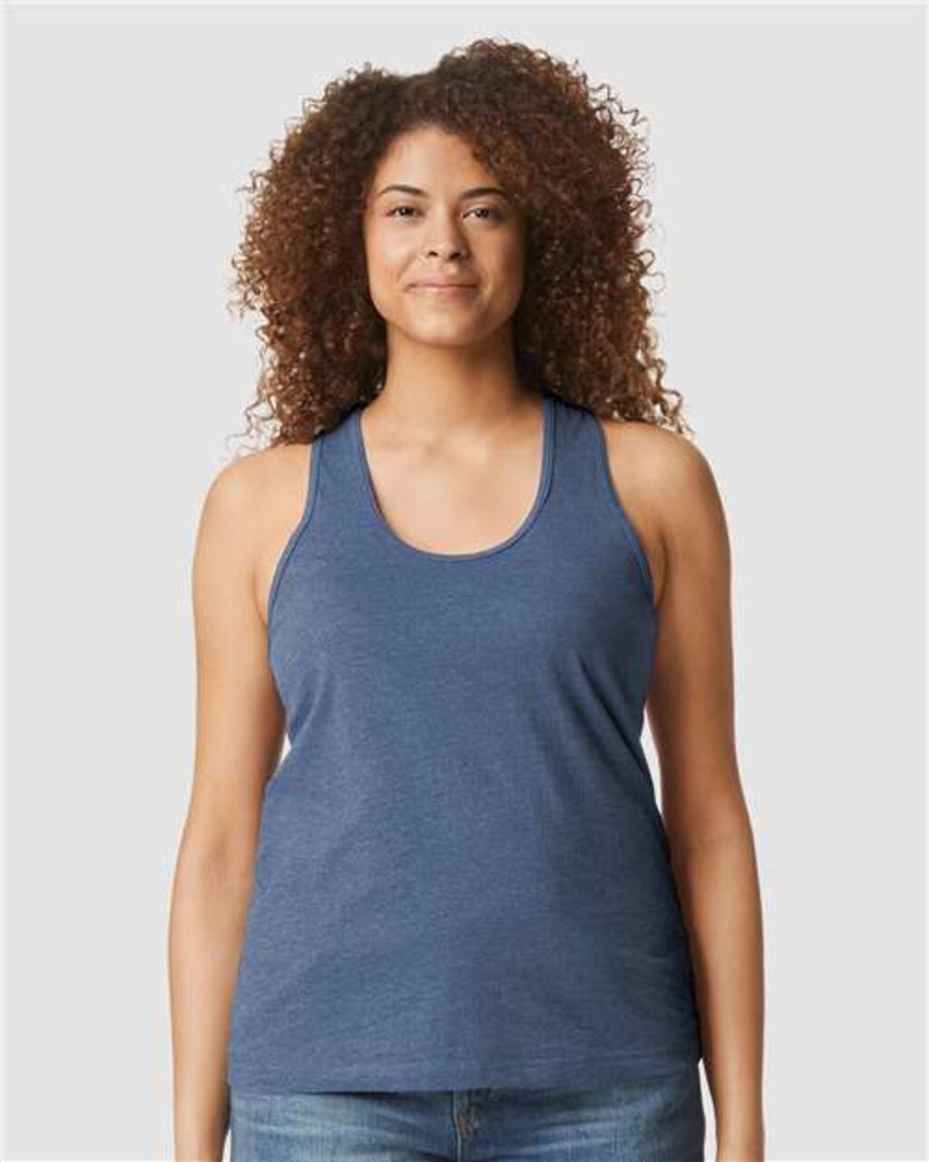 Gildan Softstyle Women’s CVC Racerback Tank Top for Layering & Custom Printing Cotton Blend Tank